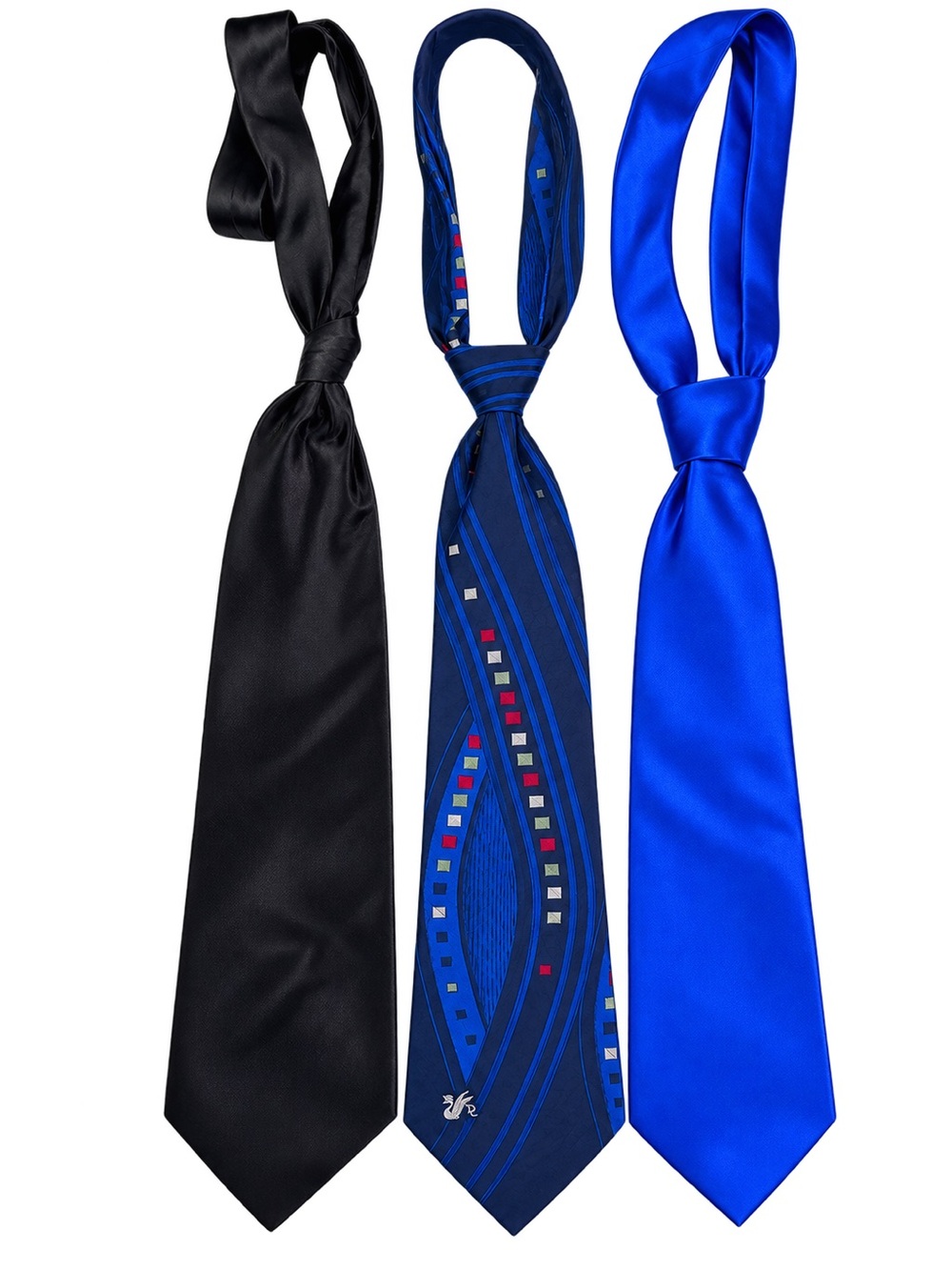 Vintage Men's Necktie Bundle Lot of 3 - Fratello Domani Arrow (All Polyester)